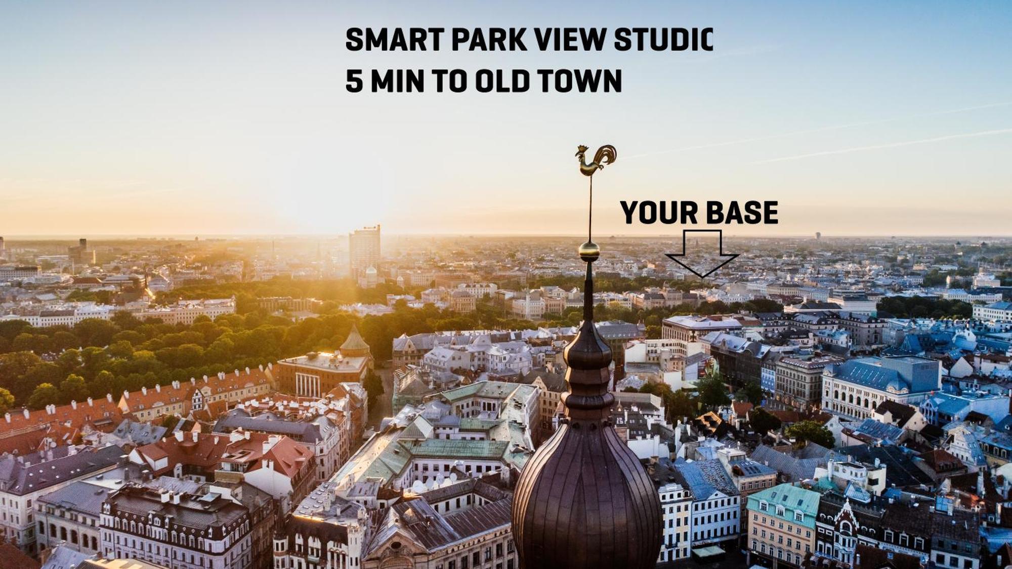 Smart Park View Studio In Heart Of Riga 5 Min To Old Town Exterior foto